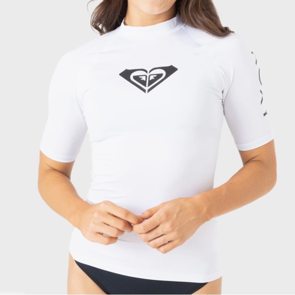 Roxy Women's White Short Sleeve Tee